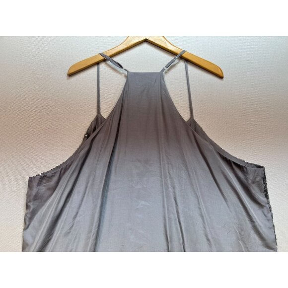 Andree By Unit Women's Halter Sequins Tank Top Size 3X Gray Sleeveless Stretch - Picture 11 of 12